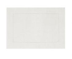 Excelsa Cottage Tovaglietta, Cotone, Bianco, 48x33x1 cm