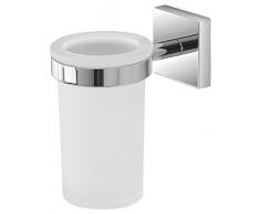 FERIDRAS Easy Portaspazzolino, Cromo, 5x11x13 cm