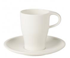 Villeroy & Boch Coffee Passion Set per Caffè, Porcellana Premium, Bianco