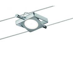 Paulmann 50112 Lampada Singolo Spot 501.12, Metallo, 4Â W, Cromo Opaco, 10.2 x 10.2 x 1Â cm