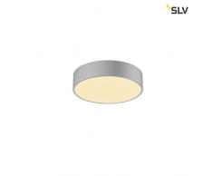 SLV MEDO 30 CW, Corona, LED Indoor Lampada da parete e da soffitto, DALI, grigio argento, 3000/4000 K, alluminio, 15 W, grigio