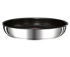Tefal l9400432Â Ingenio Preference Padella Antiaderente Tutti Fornelli induzione, Acciaio Inossidabile, Acciaio Inox, 24Â cm