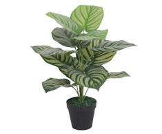 Pianta artificiale a righe verdi, 60 cm, 60 cm