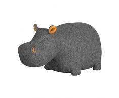 Gallery Direct Doorstop Heidi Hippo Pesante Riempito fermaporta