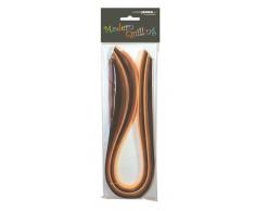 Marpa Jansen Strisce di Carta per Quilling, 10 mm x 48 cm, 100 Strisce, 130 g/m2, Fai da Te, Colori Assortiti