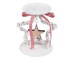 Clayre & Eef 6Y2521 - Candelabro 12 x 10 x 14 cm