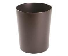 InterDesign 25241EU Patton Cestino Rifiuti, Metallo, Marrone, 20.32x0.254x24.8 cm