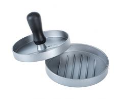 Ultranatura - Pressa per hamburger con rivestimento antiaderente, lavabile in lavastoviglie, Alluminio, argento, Ã 11.8 cm
