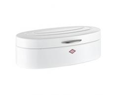 Wesco Elly Cestino per Il Pane, Acciaio Inossidabile, Acciaio Inox, Bianco, 26 x 41.5 x 14 cm