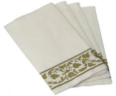 amscan International-Tovaglioli da Buffet, con Finiture in Oro