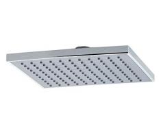 Gedy Plus 03 - Soffione Doccia Cromato, 20 x 20 x 6 cm