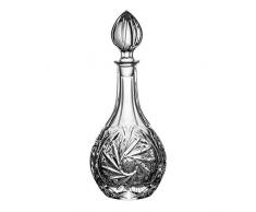 Crystaljulia 05979 - Caraffa per vino, in cristallo al piombo, 1000 ml