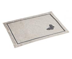 Il giardino delle cicale opalina Set di tavolo, Poliestere, grigio, 28.5 x 44 cm