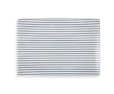 Villa dâEste Home Tivoli Stripes Tovaglietta Vinile, Righe Grigio Chiaro