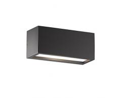 Rossini Illuminazione A. 10301-20 Lampada da Parete per Esterno E27, 15 W, Antracite