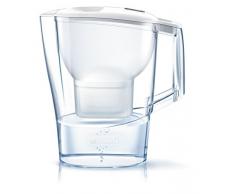 BRITA Caraffa Filtrante Marella per acqua, Bianco (2.4l) - incl. 1 Filtro MAXTRA+ per la riduzione di cloro, calcare e impurità
