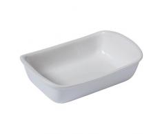 Pyrex 6429 Supreme Tegame Rettangolare, Ceramica, Bianco