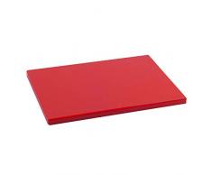 Metaltex, Tagliere da Cucina 33x23x1.5 cm Rosso