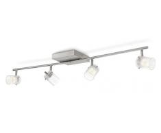 Philips Lighting 532646716 Toile Barra con 4 Faretti a LED, Bianco