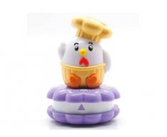 Silicone Gold Timer da Cucina Gallina, Multicolore, 14Â x 8Â x 5Â cm