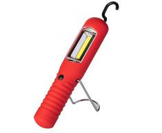 Poly Pool PP3163 Lampada ULTRA LED COB Da Lavoro Multifunzionale 3 Luminosit/à Con Torcia Superiore,Gancio Girevole A Scomparsa Supporto E Magnete A Batteria