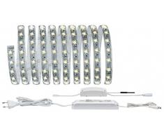 Paulmann 50080Â SmartHome ZigBee Reflex LED Strip Set 3Â m tunable 2700Â âÂ 6500Â K, 230/24Â V/Plastica Luce Luce di striscia Band, Plastica, 20Â W, Bianco, 300Â x 1,2Â x 1Â cm