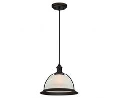 Westinghouse 6336940 Lampada a Sospensione per Interni Monoluce, Bronzata ad Olio