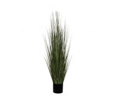 Decorazioni Mica Erba in vaso pianta artificiale, PVC, verde, h 122 d 35 cm