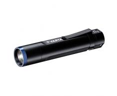 VARTA Night Cutter F20R - torcia ricaricabile di qualità , include cavo di ricarica Micro-USB, 4 modalità di illuminazione, portata 400 Lumen