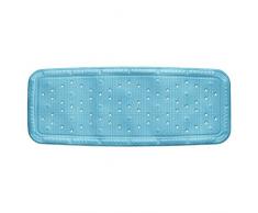 kela 22379 Vasca da Bagno Inserto Creta PVC, 92 x 36 x 1 cm, Colore Azzurro