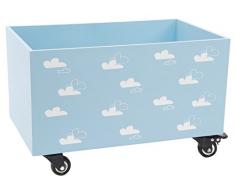 Item Scatola Ordine, Legno, Blu, 32Â x 50Â x 32Â cm