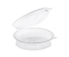 GUILLIN oli131Â Cartone Scatola Rotonda Fredda a Coperchio Cerniera divisibile, Plastica, Trasparente, 12Â x 12Â x 3,8Â cm