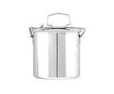 Astesani 0007600 Portavivande, Acciaio Inox, Grigio