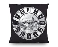 AG Design CN 3604 Cuscino Decorativo con Copertina, Tessuto, Multicolore, 45 x 45