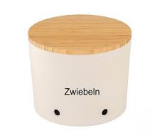 Magu - Portaspezie in bambù, 15,5 cm, Colore: Bianco