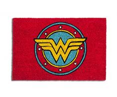 Excelsa Wonder Woman Zerbino, Fibra di Cocco, Rosso, 40x60x1.5 cm