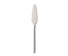 Villeroy & Boch Montauk Pesce Coltello, Posate Interamente in Acciaio Inox, 21 cm, Porcellana, Bianco, 10 x 10 x 21.4 cm