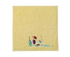 Eiffel Textile Set di strofinacci cucina Cocktail ricamato, cotone, Multicolore, 45Â x 45Â x 10Â cm, 3Â pezzi