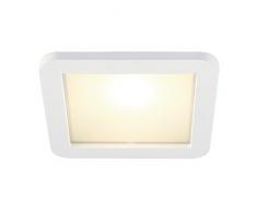 SLV, Lampada da incasso a soffitto, forma quadrata, 1200 lumen, 3000 kelvin