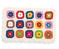 Villa d’Este Home Tivoli Cottage Tovaglietta Rettangolare, Lana, Multicolore, 29x17x1 cm
