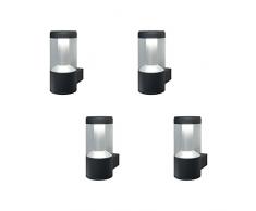 Osram Smart Applique per Esterni, Grigio, Confezione da 4