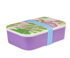 H&H 727030 Flamingo Porta Pranzo, Fibra di bambÃ¹