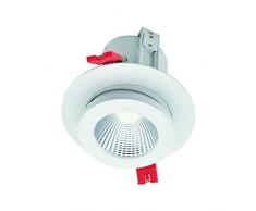 SLID Concept 0521 Faretto da Incasso, Alluminio, Bianco