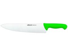 Arcos Serie 2900 - Coltello da Chef Coltello da Cucina - Lama Acciaio Inossidabile Nitrum 300 mm - Manico Polipropilene Colore Verde