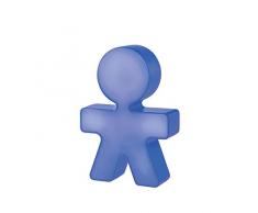 Alessi Girotondo AKK86 AZ Lampada da Tavolo LED di Design, Resina Termoplastica, Blu, 14 x 4.5 x 20 cm, 1 UnitÃ