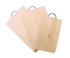 DEMOLLI FSC-05330 Tagliere, Legno Faggio, Naturale