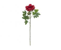 Europalms Ramo di Peonia Classic, Magenta, 80 cm, Pianta Artificiale, 1 Fiore Aperto E 1 Bocciolo Multicolore Taglia Unica