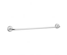 InterDesign Metro Barra Portasciugamani da Parete Bagno, Argento, 48.9x6.4x4.3 cm