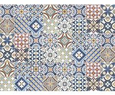 Viniliko Gimaraes Tappeto in Vinile, Multicolore, 100 x 133