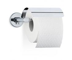 blomus areo Lucido portarotolo con Montaggio a Parete, Argento, 15.5Â x 16.5Â x 6Â cm
